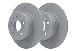 Brake disc ATE PowerDisc (1 pcs) rear L/R fits OPEL VECTRA B; SAAB 900 II, 9-3, 9-5_3