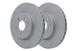Brake disc ATE PowerDisc (1 pcs) front L/R fits FORD MONDEO III; JAGUAR X-TYPE I_3
