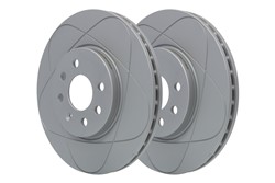 Brake disc ATE PowerDisc (1 pcs) front L/R fits OPEL ASTRA H, COMBO TOUR, COMBO/MINIVAN, MERIVA A_3