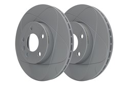 Brake disc ATE PowerDisc (1 pcs) front L/R fits FORD GALAXY I, GALAXY MK I; SEAT ALHAMBRA; VW SHARAN, TRANSPORTER T4_3