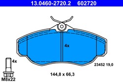 Brake Pad Set, disc brake 13.0460-2720.2_1