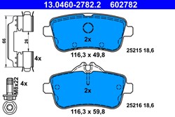 Brake Pad Set, disc brake 13.0460-2782.2_1