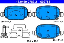 Brake Pad Set, disc brake 13.0460-2783.2_1