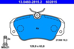 Brake Pad Set, disc brake 13.0460-2815.2_1