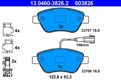 Brake Pad Set, disc brake 13.0460-3826.2_1