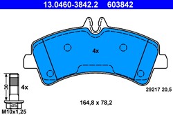 Brake Pad Set, disc brake 13.0460-3842.2_1