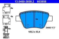 Brake Pad Set, disc brake 13.0460-3858.2_1