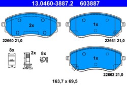 Brake Pad Set, disc brake 13.0460-3887.2_0