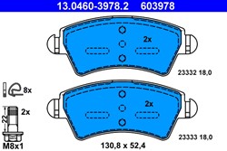 Brake Pad Set, disc brake 13.0460-3978.2_1