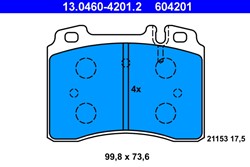 Brake Pad Set, disc brake 13.0460-4201.2_1
