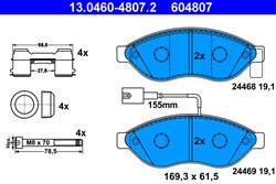 Brake Pad Set, disc brake 13.0460-4807.2_1