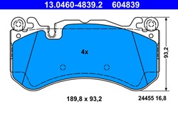 Brake Pad Set, disc brake 13.0460-4839.2_1