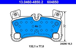Brake Pad Set, disc brake 13.0460-4850.2_1
