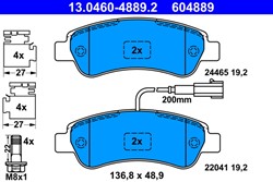 Brake Pad Set, disc brake 13.0460-4889.2_1