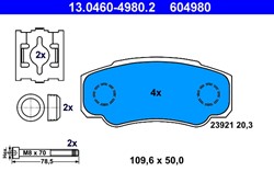 Brake Pad Set, disc brake 13.0460-4980.2_1