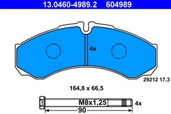 Brake Pad Set, disc brake 13.0460-4989.2_1