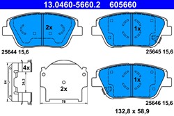 Brake Pad Set, disc brake 13.0460-5660.2_1