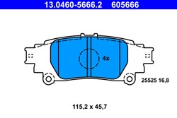 Brake Pad Set, disc brake 13.0460-5666.2_1