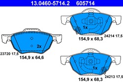 Brake Pad Set, disc brake 13.0460-5714.2_1