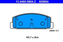 Brake Pad Set, disc brake 13.0460-5804.2_1