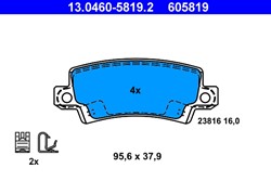 Brake Pad Set, disc brake 13.0460-5819.2_1