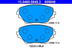 Brake Pad Set, disc brake 13.0460-5848.2_1
