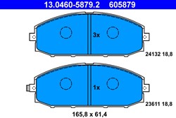Brake Pad Set, disc brake 13.0460-5879.2_1