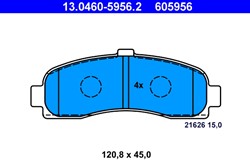 Brake Pad Set, disc brake 13.0460-5956.2_1