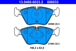 Brake Pad Set, disc brake 13.0460-6033.2_1