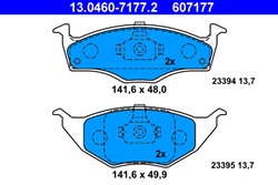Brake Pad Set, disc brake 13.0460-7177.2_1