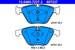 Brake Pad Set, disc brake 13.0460-7237.2_1