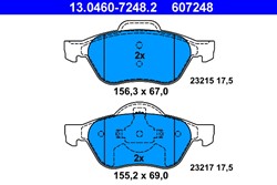Brake Pad Set, disc brake 13.0460-7248.2_1
