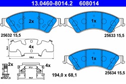 Brake Pad Set, disc brake 13.0460-8014.2_1