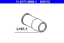Bremžu suporta remonta komplekts ATE 11.8171-0066.1_2