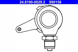 Lever, parking brake caliper 24.8190-0029.2