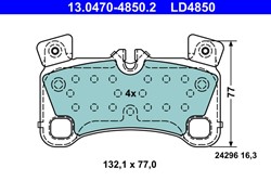 Brake Pad Set, disc brake 13.0470-4850.2_1