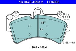 Brake Pad Set, disc brake 13.0470-4993.2_1
