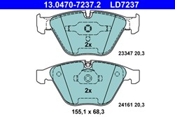 Brake Pad Set, disc brake 13.0470-7237.2_1