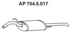 Rear Muffler APE704.6.017