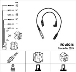 Zestaw przewodów zapłonowych RC-AD215 0515_1