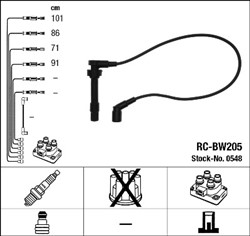 Zestaw przewodów zapłonowych RC-BW205 0548_1