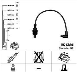 Ignition Cable Kit RC-CR601 8471_1