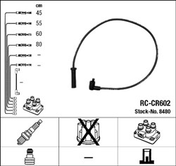 NGK Augstsprieguma vadu komplekts RC-CR602 8480_1
