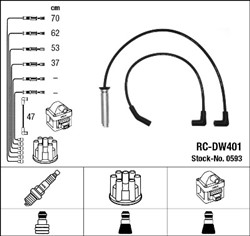 Ignition Cable Kit RC-DW401 0593