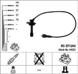 NGK Süütesüsteemikomplekt RC-EF1204 44323_1