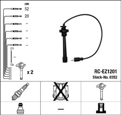 Zestaw przewodów zapłonowych RC-EZ1201 0352_1