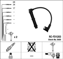 Zestaw przewodów zapłonowych RC-FD1203 5405_1