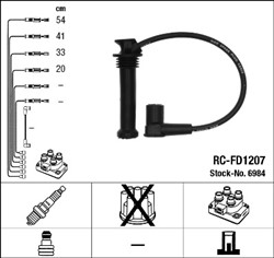 Ignition Cable Kit RC-FD1207 6984_1