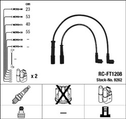 NGK Süütesüsteemikomplekt RC-FT1208 9262_1
