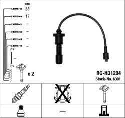 Ignition Cable Kit RC-HD1204 6301